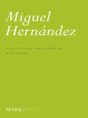 cover image of Miguel Hernandez